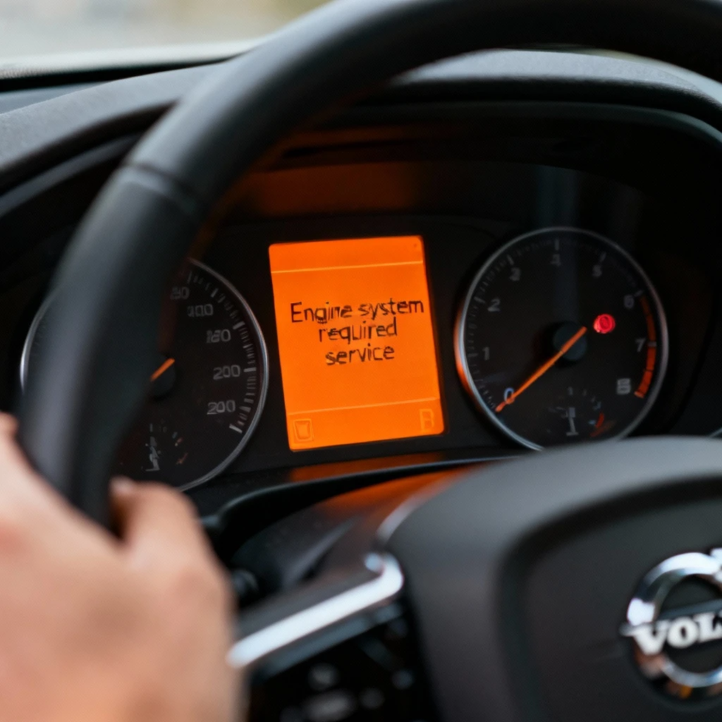 Komunikat w Volvo „Układ silnika wymagany serwis” – co oznacza?