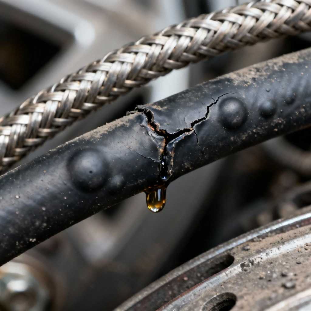 Pęknięty przewód hamulcowy - jakie są objawy i jak naprawić? Krok po kroku